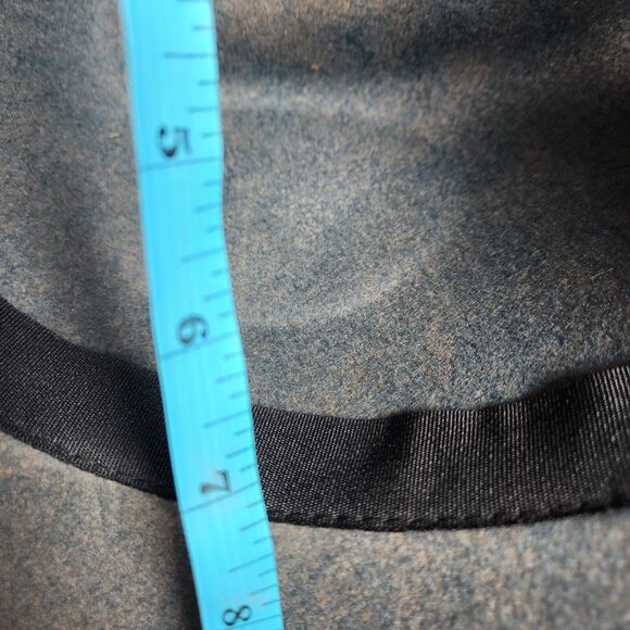 Target Gray 100% Wool Fedora Hat charcoal classic - Picture 8 of 10